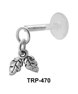 Double Leaves Tragus Piercing TRP-470