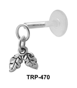 Double Leaves Tragus Piercing TRP-470