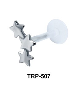 Three Stars Tragus Piercing TRP-507