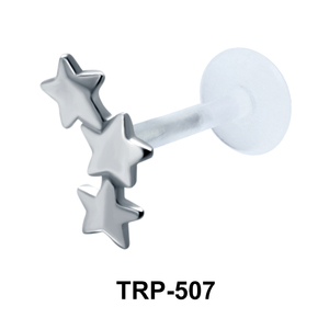 Three Stars Tragus Piercing TRP-507