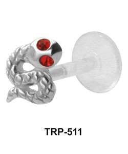 Snake Shaped Tragus Piercing TRP-511 