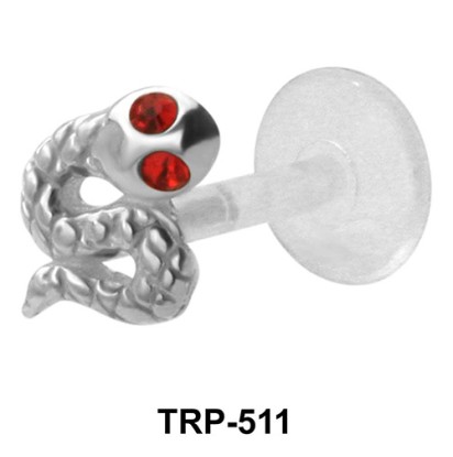 Snake Shaped Tragus Piercing TRP-511 