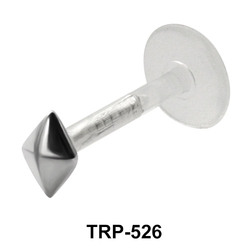 Glossy Diamond Tragus Piercing TRP-526