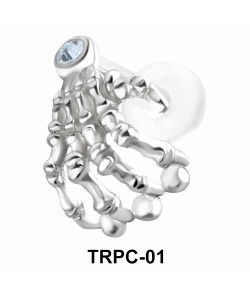 Skeleton Hand Tragus Piercing TRPC-01