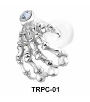 Skeleton Hand Tragus Piercing TRPC-01