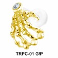 Skeleton Hand Tragus Piercing TRPC-01