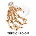 Skeleton Hand Tragus Piercing TRPC-01