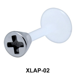 Plus Sign External Labrets Piercing XLAP-02