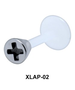 Plus Sign External Labrets Piercing XLAP-02