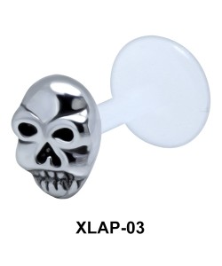 Skull External Labrets Piercing XLAP-03