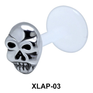 Skull External Labrets Piercing XLAP-03