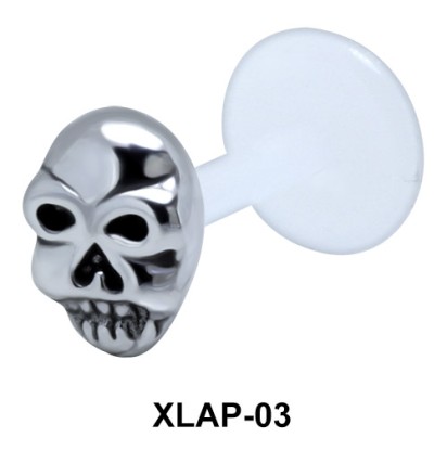 Skull External Labrets Piercing XLAP-03