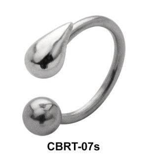 Shiny Drop Circular Barbells CBRT-07s