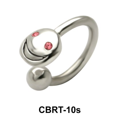 Smile Face Circular Barbells Face Piercing CBRT-10s