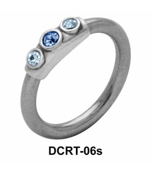 Multistoned Belly Piercing Ring DCRT-06s