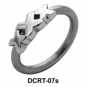 Triple X Belly Piercing Ring DCRT-07s