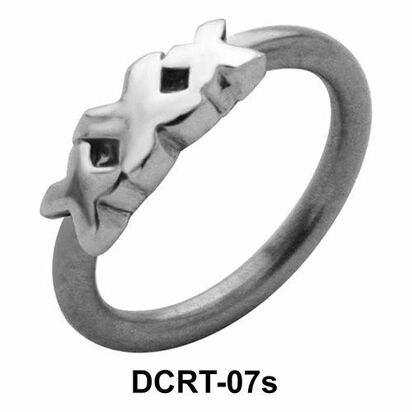 Triple X Belly Piercing Ring DCRT-07s
