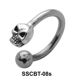 Skull Circular Barbells CBRT-08s