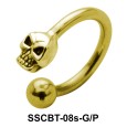 Skull Circular Barbells CBRT-08s