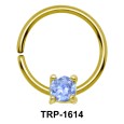 Round CZ Cartilage Tragus Piercing TRP-1614