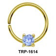 Round CZ Cartilage Tragus Piercing TRP-1614