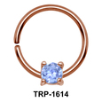 Round CZ Cartilage Tragus Piercing TRP-1614
