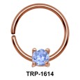 Round CZ Cartilage Tragus Piercing TRP-1614