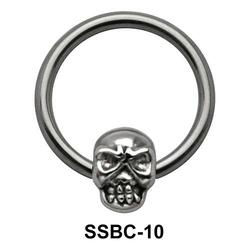 Skull Closure Rings Mini Attachments SSBC-10