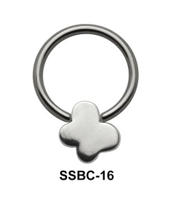 Shiny Butterfly Closure Rings Mini Attachments SSBC-16