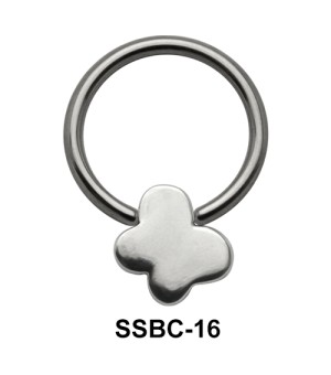 Shiny Butterfly Closure Rings Mini Attachments SSBC-16