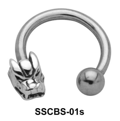 Dragon Faced Circular Barbells SSCBS-01s