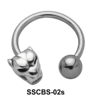 Devil Face Circular Barbells SSCBS-02s