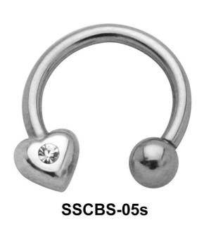 Stony Heart Circular Barbells SSCBS-05s