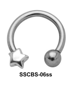 Small Star Circular Barbells SSCBS-06ss