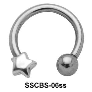 Small Star Circular Barbells SSCBS-06ss