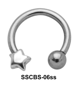 Small Star Circular Barbells SSCBS-06ss