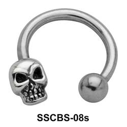 Skull Shaped Circular Barbells SSCBS-08s