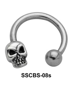 Skull Shaped Circular Barbells SSCBS-08s