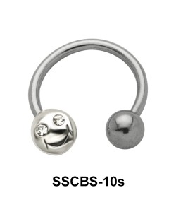 Smile Face Circular Barbells SSCBS-10s