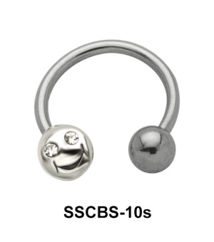 Smile Face Circular Barbells SSCBS-10s