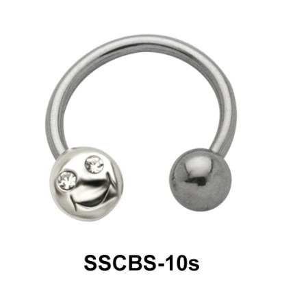 Smile Face Circular Barbells SSCBS-10s