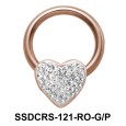 Rainbow Heart Closure Rings DCRS-121