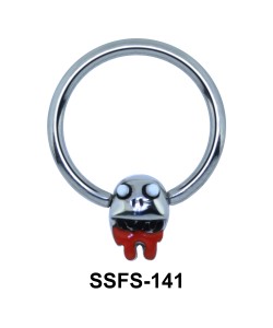 Ghost Face With Red Pants Face Piercing SSFS-141