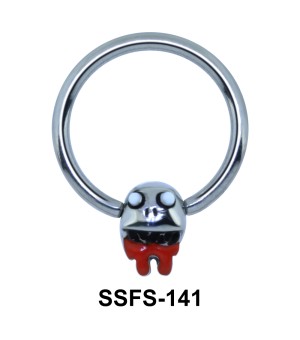 Ghost Face With Red Pants Face Piercing SSFS-141