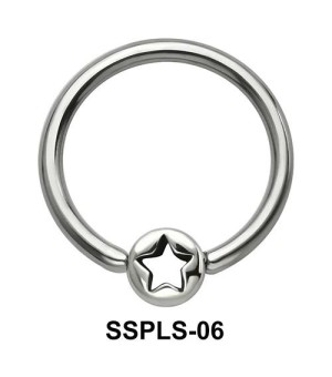 Star Ring Face Closure Ring SSPLS-06