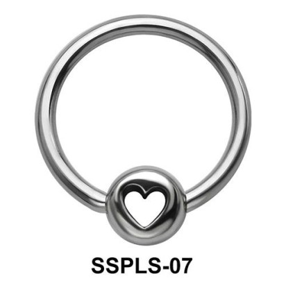 Heart Ring Face Closure Ring SSPLS-07