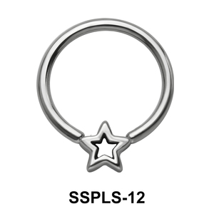 Hollow Star Closure Rings Mini Attachments SSPLS-12