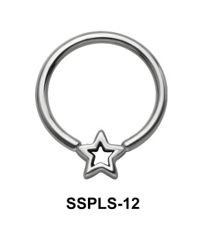 Hollow Star Closure Rings Mini Attachments SSPLS-12