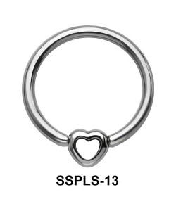 Hollow Heart Closure Rings Mini Attachments SSPLS-13