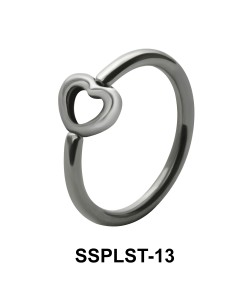 Hollow Heart Closure Rings Mini Attachments SSPLST-13